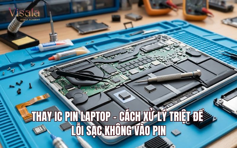 Thay IC Pin Laptop - Cách Xử Lý Triệt Để Lỗi Sạc Không Vào Pin